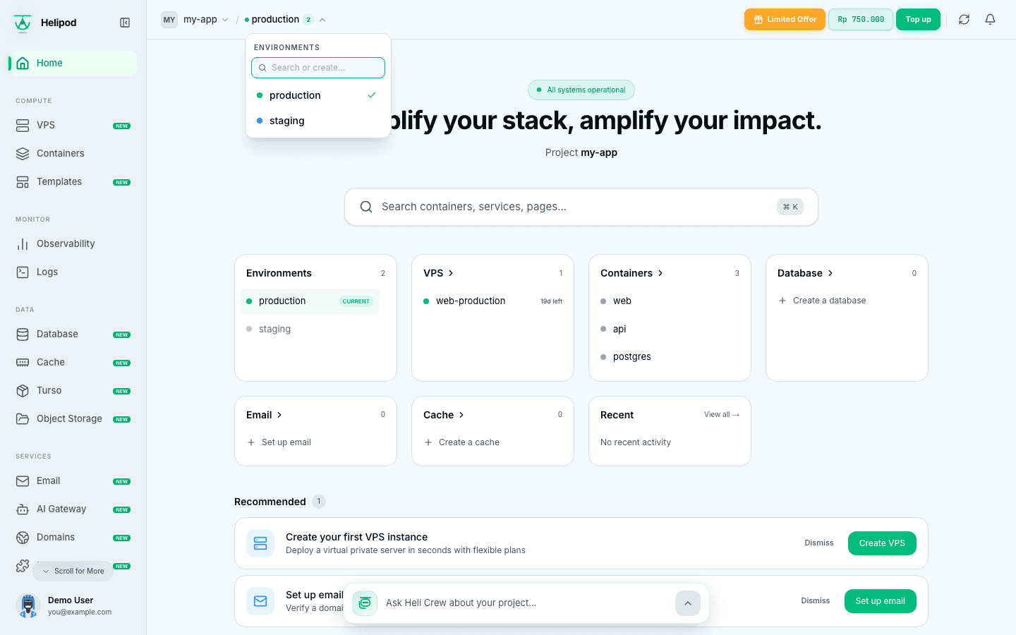 The environment switcher