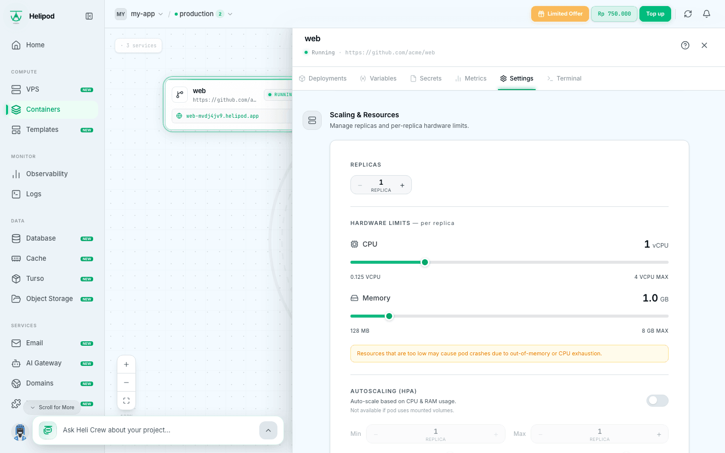Scaling & Resources